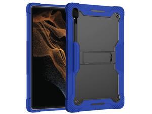 NEW Fashion Protective Case Holder Stander Case for Samsung Galaxy Tab S8 Ultra SMX900 SMX906 146 Blue