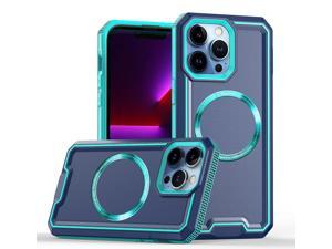Luxury Case Magnetic Case Wireless Charging Case For iPhone 13 Pro Max 67inch Blue