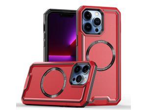 Luxury Case Magnetic Case Wireless Charging Case For iPhone 13 Pro Max 67inch Red