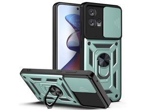 New Fashion Case with Holder stander Shockproof Case For Motorola Edge 30 Fusion For Moto Edge 30 Fusion 2022Green