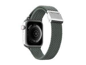 New Fashion Nylon Strap watchband bracelet belt For Apple Watch 42mm 44mm 45mm Green