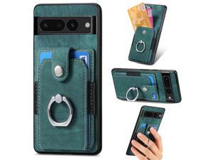 Fashion Case with Card holder Stander Case For Google Pixel 7 Pro Case for Pixel 7 Pro Green