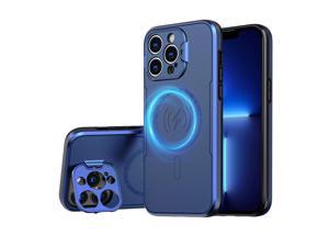 Case Magnetic Case with stander Wireless Charging Case For iPhone 13 Pro Max 67inch Blue