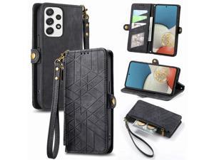 Fashion Flip Case with holder Cover Shockproof Case For Samsung Galaxy A53 5G Black