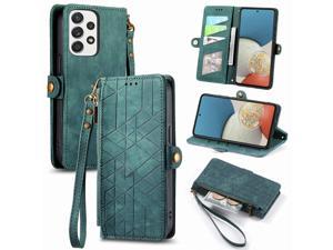 Fashion Flip Case with holder Cover Shockproof Case For Samsung Galaxy A53 5G Green