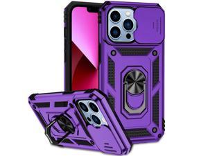 Case with Holder Stander Shockproof Case For iPhone 13 Pro for iPhone 13Pro 61inch Purple