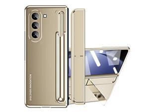 NEW Fashion Case For Samsung Galaxy Z Fold 5 for Samsung Z Fold 5 for Samsung Fold 5 Z Fold5 Gold