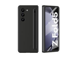 NEW Fashion Case with holder Case For Samsung Galaxy Z Fold 5 for Samsung Galaxy Z Fold5 Black