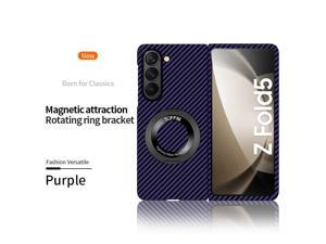 NEW Fashion Case with Stander Holder Case For Samsung Galaxy Z Fold5 for Samsung Z Fold 5 Purple