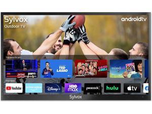 SYLVOX 55 Outdoor Smart TV 4K UHD Waterproof TV 1000NIT High Bright Android 110 Support Download APP ARC  CEC Suitable for Outdoor UseDeckpro Series