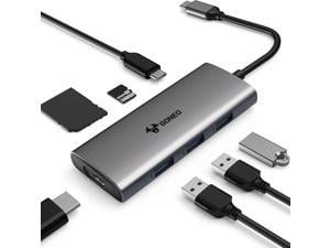 GONEO 7 in 1 USB C Hub,USB C Adapter with 4K@30Hz,USB-C to H...