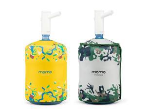 5 Gallon Bottle Sleeve Reversible, Durable Cooling Neoprene (Wetsuit Material) Insulation Slick Elegant Design Large 5gal Bottle Cover Accessory Momo Sleeve by Momo Lifestyle (Ocean)