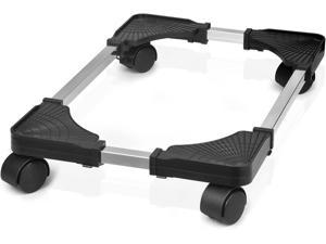 Mobile Desktop Computer Tower Stand with 4 Caster Wheels Under Desk Retyion CPU Stand PC Cart Holder 