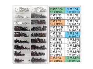 Laptop Screw Set PC M2 M3 M25 Screw Standoffs for Universal Laptops and Hard Drive Disk M2 SSD 355 Pieces