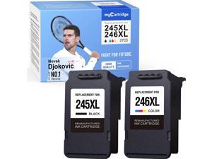 myCartridge Ink Cartridge Replacement for Canon 245 XL 246 XL 245XL 246XL for Pixma MX492 MX490 MG2522 TS3122 TS202 MG2520 MG3022 MG2525 MG2922 Printer Combo Pack (1 Black, 1 Tri-Color)