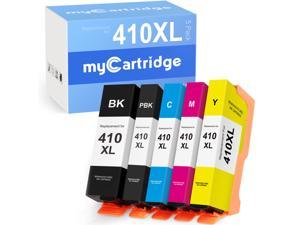 myCartridge Ink Cartridge Replacement for Epson 410XL 410 XL T410XL To Use With Expression XP-630 XP-7100 XP-830 XP-640 XP-530 (Black, Cyan, Magenta, Yellow, Photo Black) 5 Pack