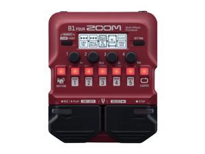 ZOOM Bass Multi-Effects Processor B1 FOUR Red