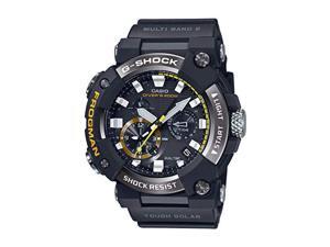 CASIO Watch Bluetooth Mounted Radio Solar FROGMAN Carbon Coal Guard Structure GWF-A1000-1AJF Men's Black