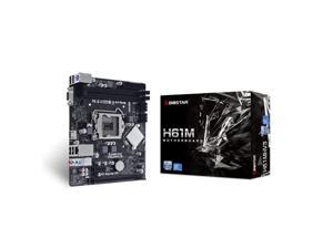 BIOSTAR Intel LGA1155 CPU compatible MicroATX motherboard with H61 chipset H61MHV3