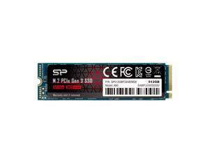 Silicon power SSD 512GB 3D TLC NAND M.2 2280 PCIe3.0 x 4 NVMe1.3 P34A80 series SP512GBP34A80M28