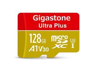 Gigastone Micro SD Card 128GB Micro SD Card A1 V30 UHD 4K Video Recording High Speed 4K Game Nintendo Switch Operation Confirmed 100MB  S Micro SDXC UHSI U3 C10 Class 10 Memory Card with SD Conversi
