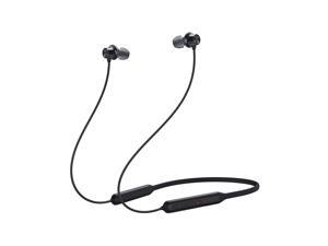 OnePlus Bullets Wireless Z Sport Earphones Passive Noise Cancellation Anit Falling Wireless Earbuds Bluetooth Headphone with Mic Bass Edition Charge Compatible for Android Smartphone iOS Black