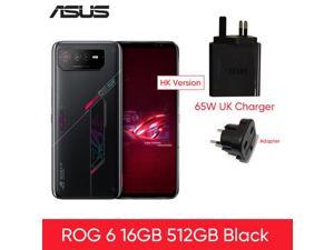 ROG Phone 6 5G Gaming Phone Snapdragon 8+ Gen 1 65Hz refresh rate 65W Fast Charging ROG6 ROG 6 Smartphone 16GB 512GB Black