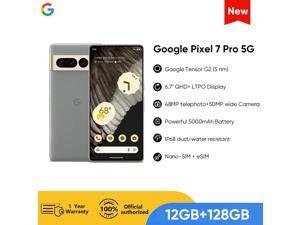2022 New Google Pixel 7 Pro 5G Smartphone 67 NFC Octa Core Android 13 IP68 dustwater resistant Phone 12GB 128GB Hazel