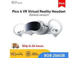 Pico 4 VR Headset 256GB Global version Pico4 All-In-One Virtual Reality Headset 3D VR Glasses 4K+ Display For Metaverse & Stream Gaming