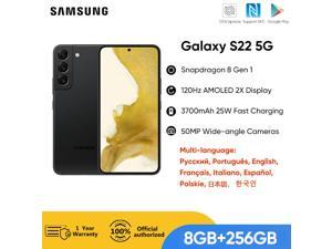 Samsung Galaxy S22 S9010 5G Smartphone Qualcomm SM8450 Snapdragon 8 Gen 1 Android 12 25W Fast Charging 8GB 256GB Black