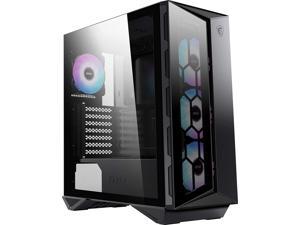 MSI MPG Series GUNGNIR 110R, Premium Mid-Tower Gaming PC Case: Tempered Glass Side Panel, ARGB 120mm Fans, Liquid Cooling Support up to 360mm Radiator, Two-Tone Design