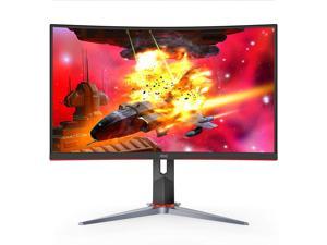 AOC 32" Curved Frameless Gaming Monitor 2K QHD, 1500R Curved VA, 1ms, 165Hz, FreeSync, Height adjustable, 3-Year Zero Dead Pixel Guarantee
