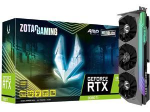 ZOTAC GAMING GeForce RTX 3080 Ti AMP Holo 12GB GDDR6X 384-bit 19 Gbps PCIE 4.0 Gaming Graphics Card, HoloBlack, IceStorm 2.0 Advanced Cooling, SPECTRA 2.0 RGB Lighting