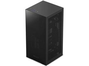 The all-new NZXT H1 Version 2 - Small Form-Factor ITX Case - Dual Chamber Airflow - Tinted Tempered Glass Front Panel - 140mm Liquid Cooler - SFX 750W 80+ Gold PSU - PCIe Gen4 Riser - Black