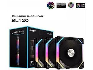 Lian Li UNI Fan SL120 BLACK - 9 pack w/ Controller -  unifan