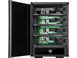 Boîtier Stockage Externe SilverStone TS821S - 8 Baies Mini SAS, Remplacement à Chaud, Verrou à Clé - Pour Disques 2.5" SAS/SATA