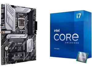 Motherboard CPU Bundle - Intel Core i7-11700K Desktop Processor 8 Cores up to 5.0 GHz Unlocked LGA 1200 125W with ASUS Prime Z590-P WiFi ATX Motherboard