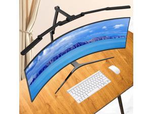 Transformable LED Desk Lamp, 41.5" Large Architect Desk Lamp with Clamp, Desk Light with 3 Light Bars for Curved Monitor, 24W Auto Dimming Office Lighting Table Light for L Shaped Desk