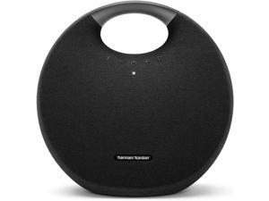 Harman Kardon Onyx Studio 6 Wireless Bluetooth Speaker  IPX7 Waterproof Extra Bass Sound System with Rechargeable Battery and Builtin Microphone  Black