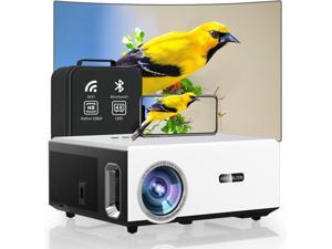 4K Projector with WiFi and Bluetooth1000ANSI 1080P ProjectorOutdoor Projector Support 500 Display4P4D Keystone Correction50 ZoomPPTProjector 4K Compatible TV StickiOSAndroidWin