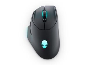 ALIENWARE WIRELESS GAMING MOUSE 26000DPI 24GHz Wireless USB Wired DUALMODE BATTERY LIFE 140 hour NONSLIP GRIP  AW620M Dark Side of the Moon