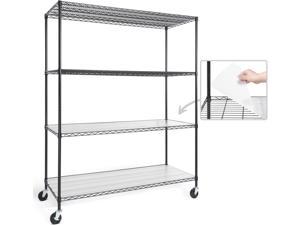 Stand Steady Original Tubstr Extra Large Utility Cart - Heavy Duty Tub Cart Holds Up to 500 Pounds - 2 Shelf, Huge Rolling Cart