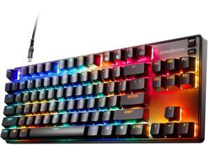 SteelSeries New Apex 9 TKL  HotSwap Optical Mini Keyboard  TKL Esports Design  Optical Switches  RGB Customization  Aluminum Alloy Frame  Double Shot PBT Keycaps