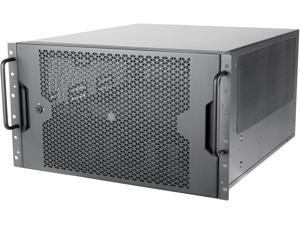 SilverStone Technology RM600 6U Rackmount Chassis, Support 360mm water cooling, hot-swappable, TypeC, Rack-Mount