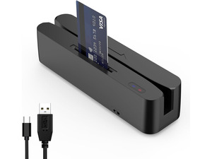 Multi-Function Magnetic Card Reader Credit Card, Memory Chip Card,NFC Chip Magstrip Card,PSAM Cards Can be  with Cashier Register