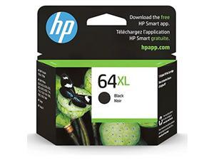 Original HP 64XL Black High-yield Ink Cartridge | Works with HP ENVY Inspire 7950e; ENVY Photo 6200, 7100, 7800; Tango Series | Eligible for Instant Ink | N9J92AN