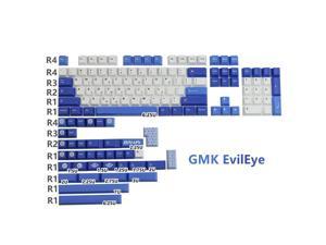 140key/set GMK EvilEye Keycaps PBT Dye Subbed Key Caps Cherry Profile Keycap With 2.25U 2.75U 3U 7U Spacebar ISO Enter
