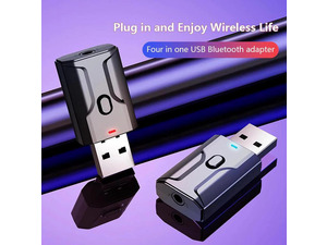 In One Wireless Audio Adapter Portable Bluetooth 5.0 Receiver Transmitter Adapter Universal HIFI Sound Quality Adapter