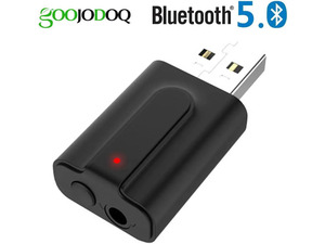 Audio Receiver Transmitter 5.0 Stereo Music 3.5mm AUX Jack 2-in-1 USB Wireless Receiver Adapter for TV PC
