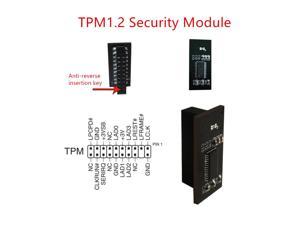Tpm 1.2 Security Module Board  TPM1.2 LPC 20 Pin Motherboards Card for ASUS MSI ASROCK GIGABYTE
